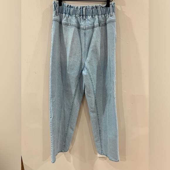 Free People Powell boyfriend pull on jeans size M - Picture 9 of 12